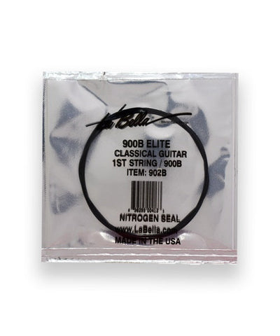 La Bella Cuerda "Golden" 902B(12) para Guitarra Clásica, 1A, Nylon Negro