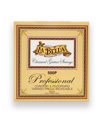 La Bella Encordadura "Professional" 500P para Guitarra Clásica, Medium-Hard