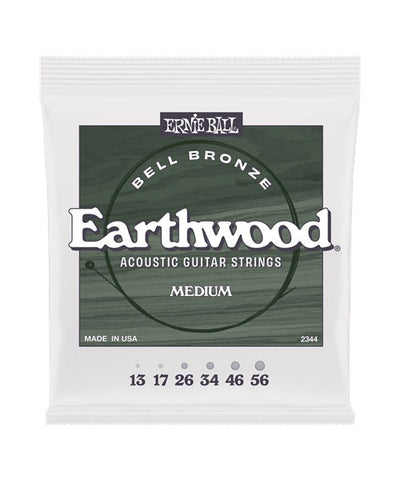 Ernie Ball Encordadura "Earthwood Medium" Bell Bronce 2344, Guitarra Acústica, 0.013-0.056