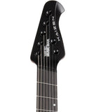 "Exclusiva en Repertorio Wagner Online" Music Man Guitarra Eléctrica 7 Cuerdas 730-66-52-00-MB-BM Negro Mate con Estuche, Kaizen 7