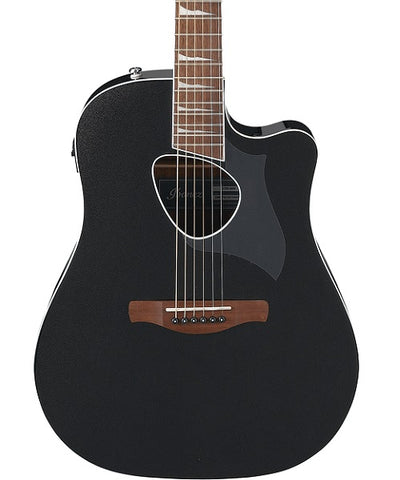 Ibanez Guitarra Electroacústica Negro Metálico ALT30-BKM, Serie Altstar