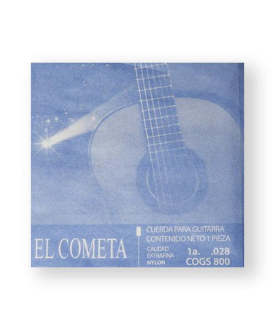 El Cometa Cuerda 800(12) para Guitarra Clásica, 1A, Nylon con Borla