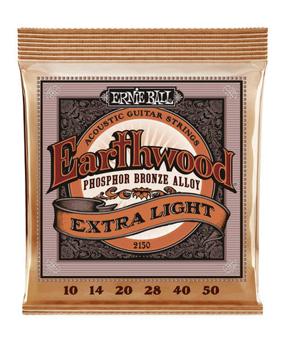 Ernie Ball Encordadura Guitarra Acústica 2150 Earthwood Extra Light