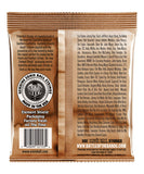 Ernie Ball Encordadura Earthwood 12-Cuerdas Light Phosphor Bronze 2153, Guitarra Acústica, 09-46 12Cuerdas