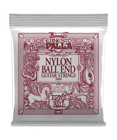 Ernie Ball Encordadura Ernesto Palla Black Nylon Gold Ball End 2409, Guitarra Clásica, Tensión Media