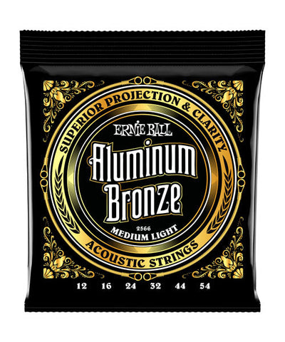 Ernie Ball Encordadura Guitarra Acústica 2566 Medium Light Aluminum Bronze