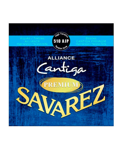 Savarez Encordadura Para Guitarra Clásica (Tensión Alta) 510AJP Alliance Cantiga Premium
