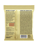 Ernie Ball Encordadura "Earthwood 80/20 Extra Light - 3 Pack" 3006, Guitarra Acústica Bronce 0.010-0.050