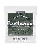 Ernie Ball Encordadura "Earthwood Medium" Bell Bronce 2344, Guitarra Acústica, 0.013-0.056