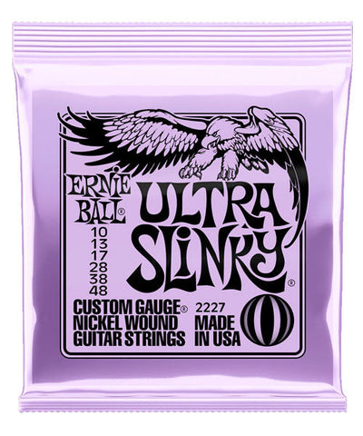 Ernie Ball Encordadura Guitarra Eléctrica 2227 Ultra Slinky Nickel Wound