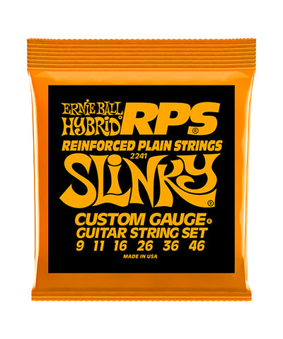 Ernie Ball Encordadura "RPS Hybrid Slinky" 2241, Guitarra Eléctrica, Nickel Wound 9-46