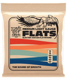 Ernie Ball Encordadura "Flats Medium Lights" 2582 Acero Inoxidable Guitarra Eléctrica, 0.012-0.052