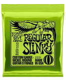 Ernie Ball Encordadura "Regular Slinky" 2221, Guitarra Eléctrica, Nickel Wound 10-46