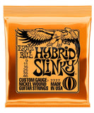 Ernie Ball Encordadura "Hybrid Slinky" 2222, Guitarra Eléctrica, Nickel Wound 9-46