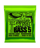 Ernie Ball Encordadura "Regular Slinky" 2836, Bajo Eléctrico 5 Cuerdas, Nickel Wound 45-130