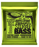 Ernie Ball Encordadura "Short Scale Regular Slinky" 2852, Bajo Eléctrico, Nickel Wound 45-105