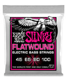 Ernie Ball Encordadura "Super Slinky Flatwound" 2814, Bajo Eléctrico 45-100