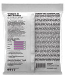 Ernie Ball Encordadura "Power Slinky Flatwound Short Scale" 2817 Cobalto, Bajo Eléctrico 50-110