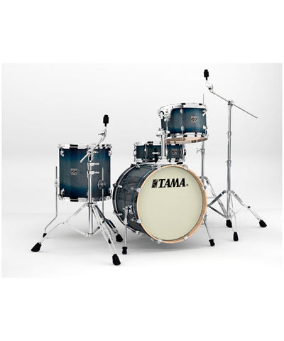 Tama Batería 4 piezas Azul Sombreado con Atriles CL48S-DIB Superstar Classic Maple