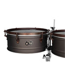 "Exclusiva en Repertorio Wagner Online" Latin Percussion Timbales 14" & 15" bronce con Atril LP1415-60, "60TH ANNYVERSARY"