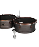 �Exclusiva en Repertorio Wagner Online�� Latin Percussion Timbales 14" & 15" bronce con Atril LP1415-60, "60TH ANNYVERSARY"