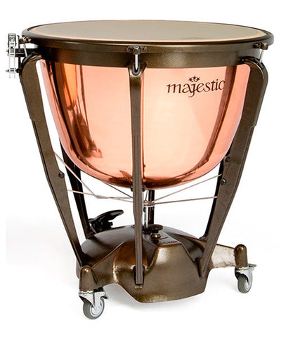 "¿Te interesa uno? Pídelo al correo ventasonline-mayoreo@repertoriowagner.com.mx" Majestic Timbal 32" Cobre Pulido Con Afinador MP3200A Symphonic