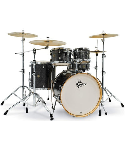 Gretsch Batería 5 piezas Negro Brillante CM1-E825BS, Catalina Maple