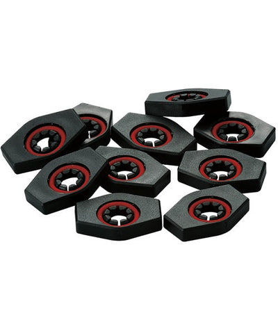 Tama Seguros TTL10 para Tornillos Plástico, 10pzas