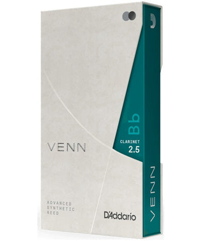 D'Addario Woodwinds Caña Daww Venn VBB0125G2 para Clarinete Si Bemol 2.5, 1 pza