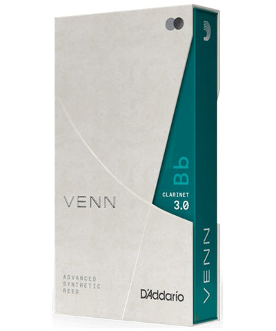 (No Habilitar) D'Addario Woodwinds Caña Daww Venn VBB0130G2 para Clarinete Si Bemol 3.0, 1 pza