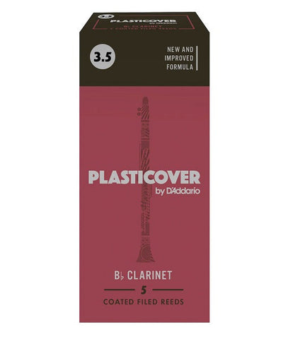 D'Addario Woodwinds (Rico) Cañas Plasticover para Clarinete Si Bemol 3 1/2, RRP05BCL350(5), Caja con 5 Pzas