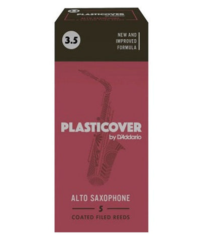D'Addario Woodwinds (Rico) Cañas Plasticover para Saxofón Alto 3 1/2, RRP05ASX350(5), Caja con 5 Pzas