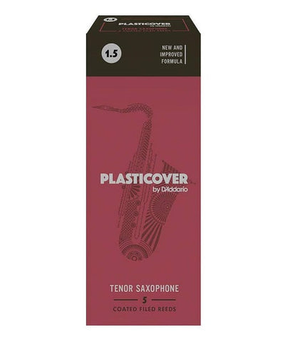 D'Addario Woodwinds (Rico) Cañas Plasticover para Saxofón Tenor 1 1/2, RRP05TSX150(5), Caja con 5 Pzas