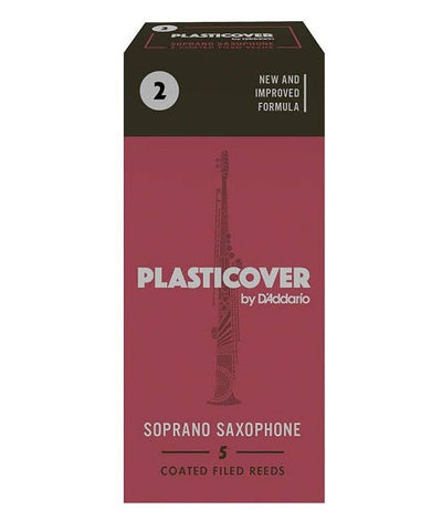 D'Addario Woodwinds (Rico) Cañas Plasticover para Saxofón Soprano 2, RRP05SSX200(5), Caja con 5 Pzas