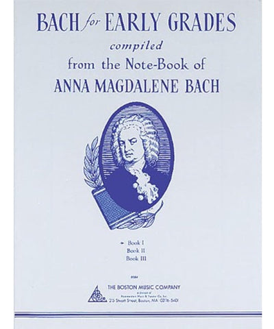 ANA MAGDALENA BACH FOR EARLY GRADES BK 1