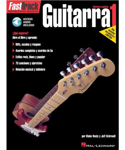 Hal Leonard FastTrack Guitar Method – Spanish Edition - Level 1