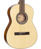 Cort Guitarra Acústica Natural Mate AC70 OP con Funda, Serie Classic 3/4