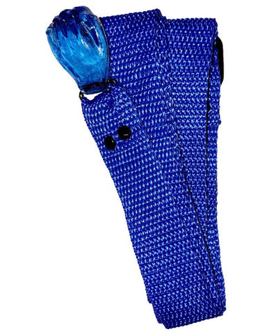 El Cometa Tahalí­ 162MR-BL (10) para Guitarra Española/Clásica con Manita/Cinta, Azul, 10 pzas