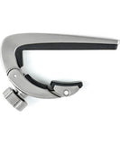 Dunlop Capo para Guitarra Clásica DPFSC Plano Cromo Satinado, Pivot