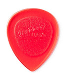 Dunlop Púas Stubby Jazz 474R1.0(24) 1.00mm, Rojo con 10 piezas