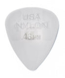 Dunlop Púas Nylon Standard 44B.46(36) .46mm, Crema con 10 piezas