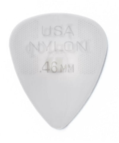 Dunlop Púas Nylon Standard 44B.46(36) .46mm, Crema con 10 piezas