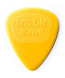 Dunlop Púas Nylon Midi 443B.80(36) Standard .80mm, Amarillo con 10 piezas