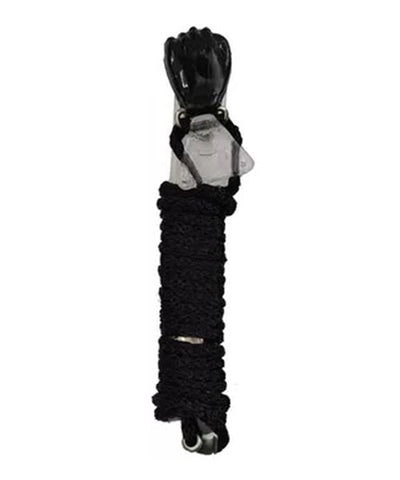 El Cometa Tahalí­ 161/13-BK(10) para Guitarra Española/Clásica con Manita-Cordón, Negro, 10 pzas