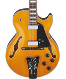 “Exclusiva en Repertorio Wagner Online” Ibanez Guitarra Eléctrica Ámbar Antiguo GB10EM-AA, George Benson