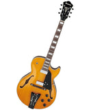 “Exclusiva en Repertorio Wagner Online” Ibanez Guitarra Eléctrica Ámbar Antiguo GB10EM-AA, George Benson