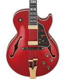 "Exclusiva en Repertorio Wagner Online" Ibanez Guitarra Eléctrica Rojo Safiro GB10SEFM-SRR con Estuche, George Benson