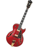 "Exclusiva en Repertorio Wagner Online" Ibanez Guitarra Eléctrica Rojo Safiro GB10SEFM-SRR con Estuche, George Benson