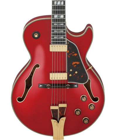 "Exclusiva en Repertorio Wagner Online" Ibanez Guitarra Eléctrica Rojo Safiro GB10SEFM-SRR con Estuche, George Benson
