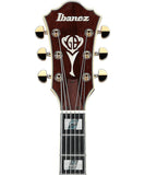 "Exclusiva en Repertorio Wagner Online" Ibanez Guitarra Eléctrica Amarillo Antiguo/Sombreado Negro LGB30-VYS con Estuche, George Benson